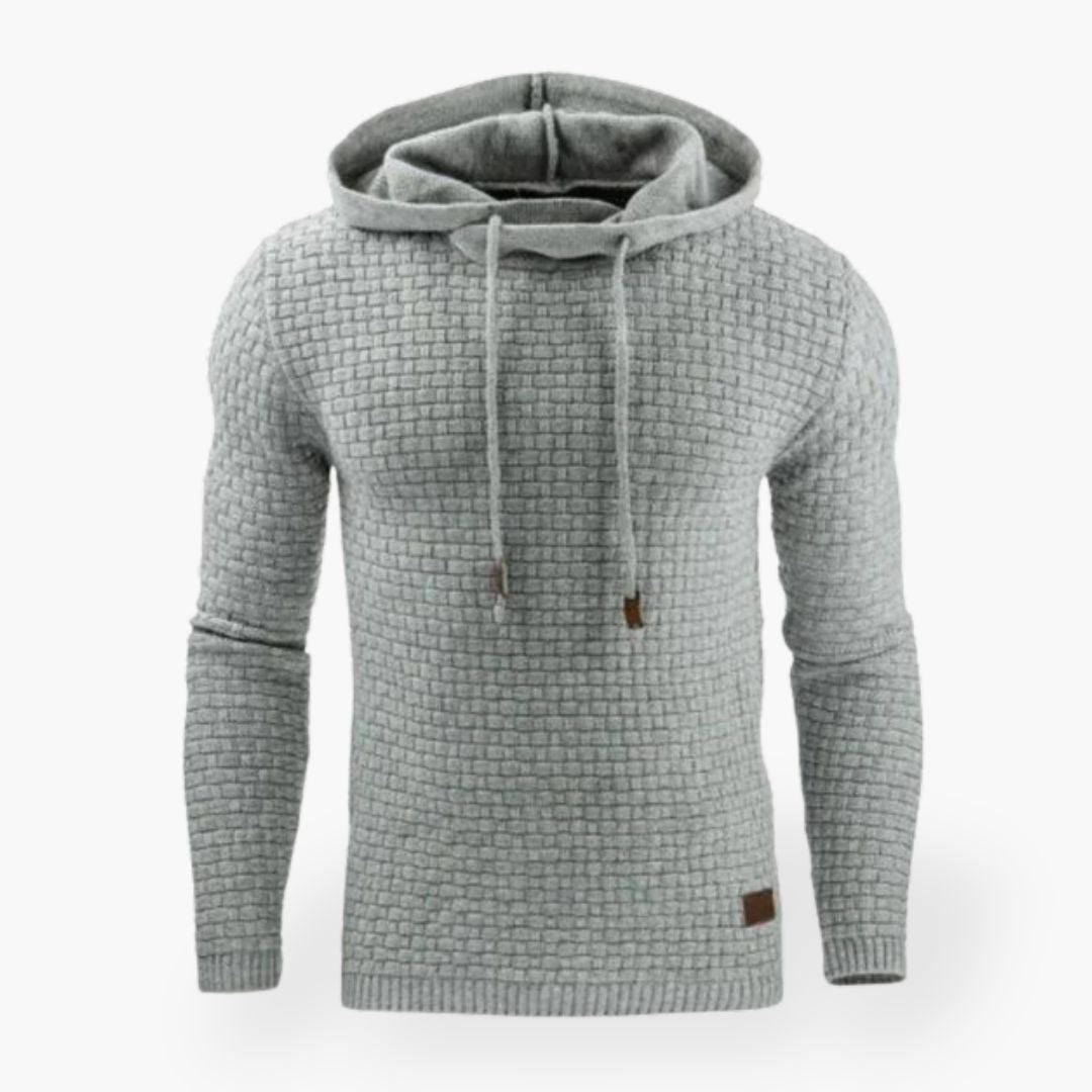Oliver | Hooded sweater with textured pattern