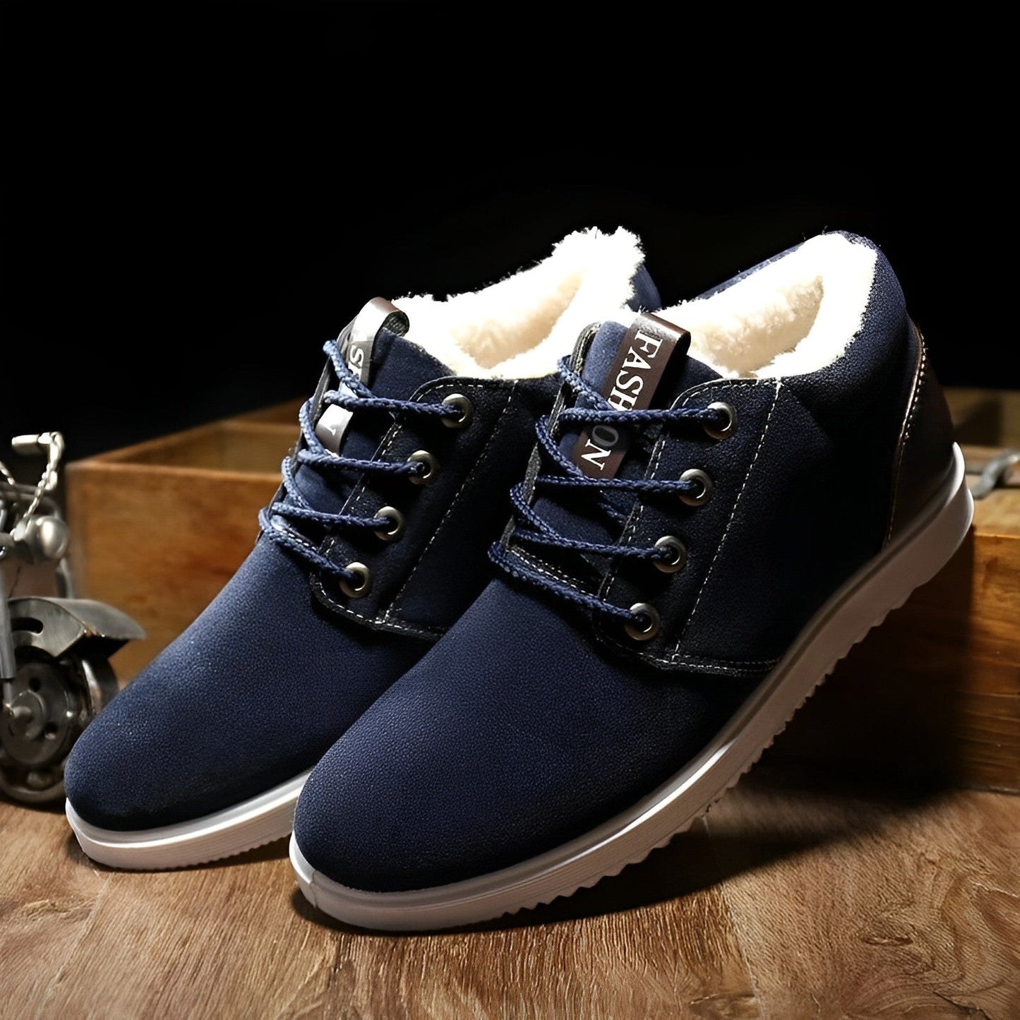 Nathan | Stylish Canvas Shoes With Plush Lining