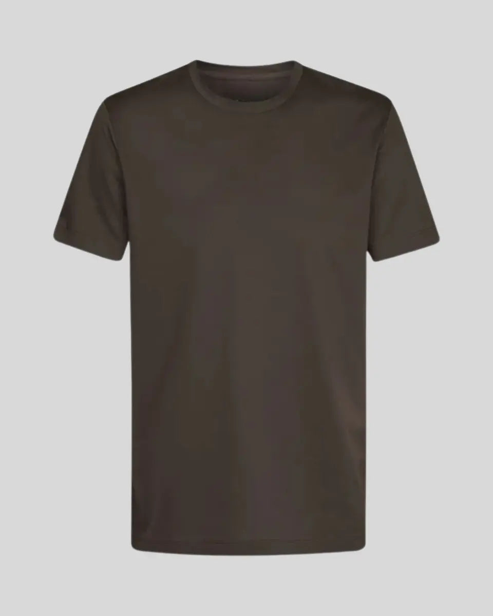Evelyn Deep Brown Supima T-shirt