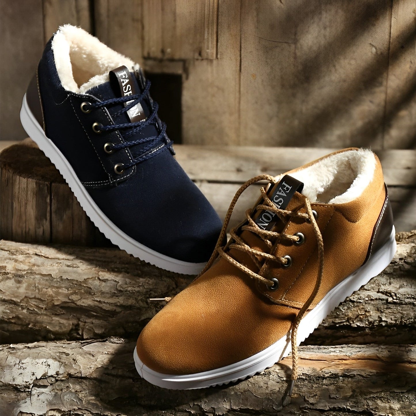 Nathan | Stylish Canvas Shoes With Plush Lining