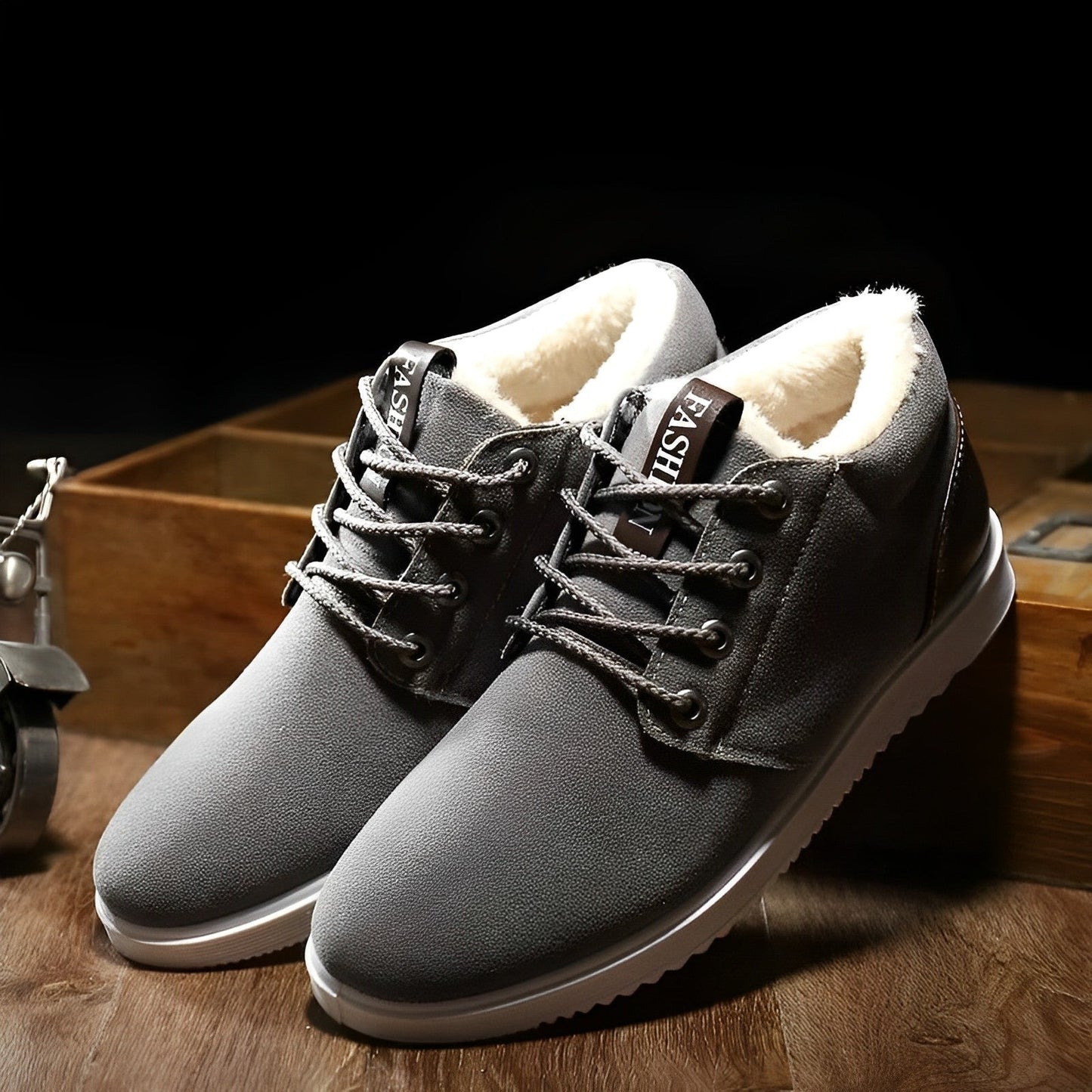 Nathan | Stylish Canvas Shoes With Plush Lining