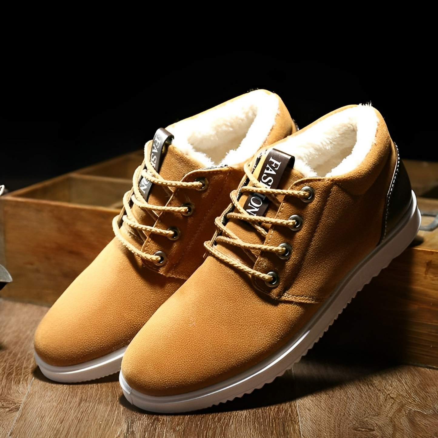 Nathan | Stylish Canvas Shoes With Plush Lining