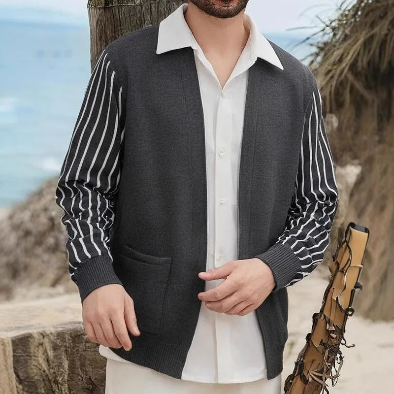 Liam | Stylish Vintage Patchwork Sweater