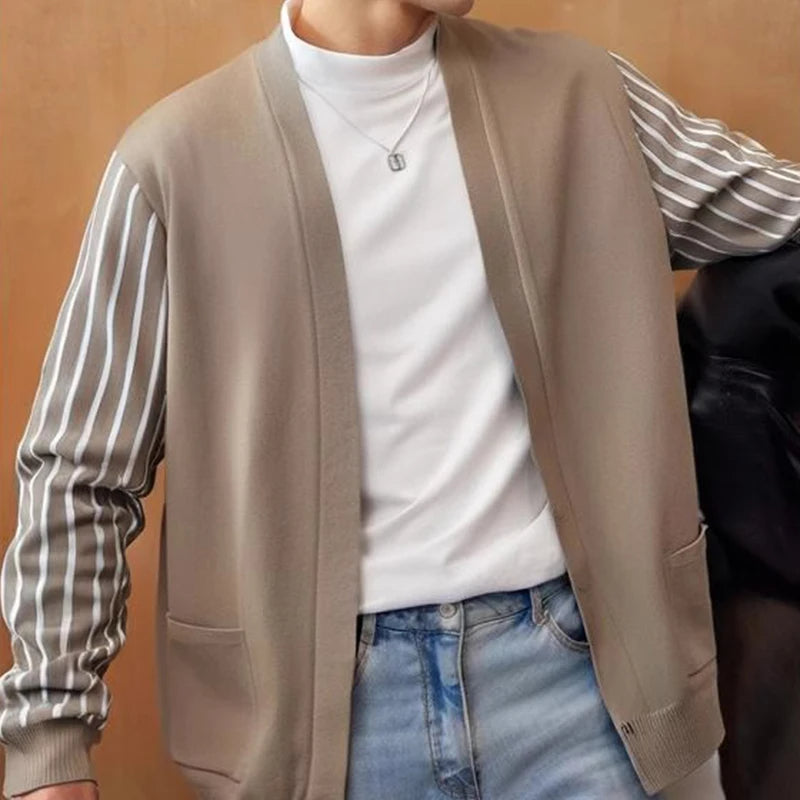 Liam | Stylish Vintage Patchwork Sweater