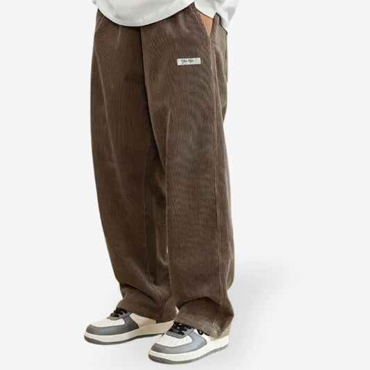 Elliot | Retro Corduroy Wide-Leg Pants