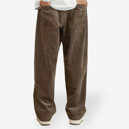 Elliot | Retro Corduroy Wide-Leg Pants
