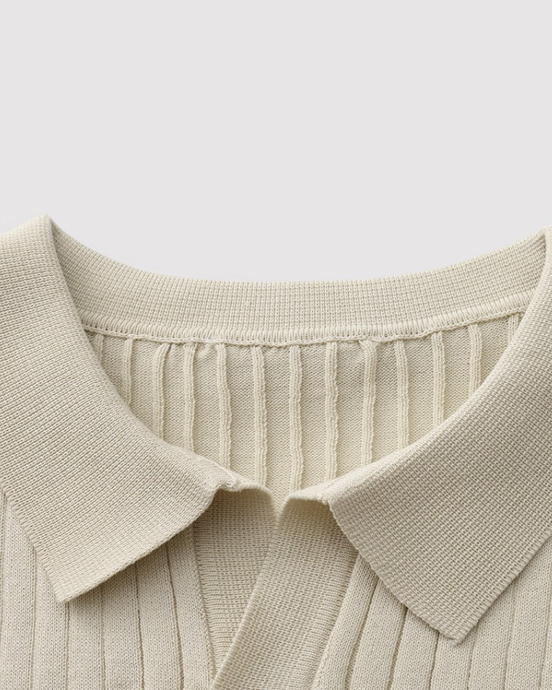 Henry | Men's Premium Ribbed Polo Shirt