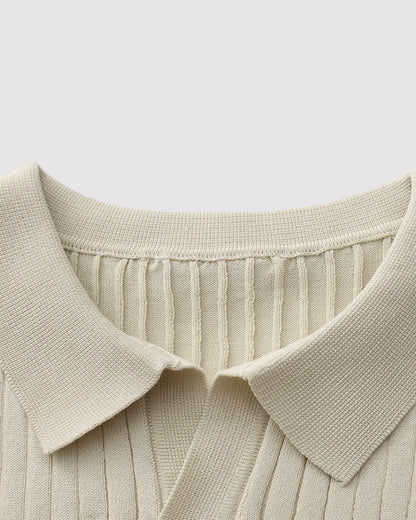 Henry | Men's Premium Ribbed Polo Shirt