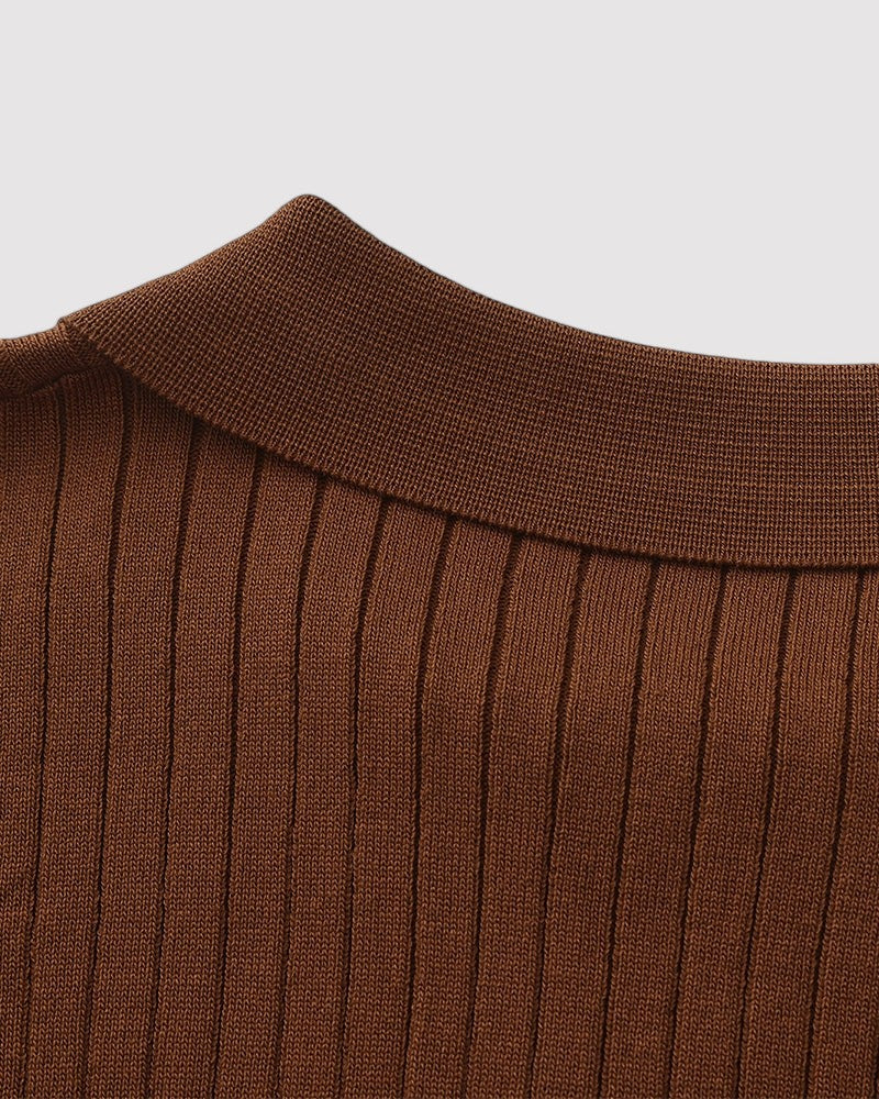 Henry | Men's Premium Ribbed Polo Shirt