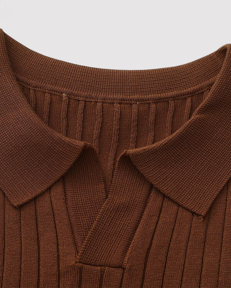 Henry | Men's Premium Ribbed Polo Shirt