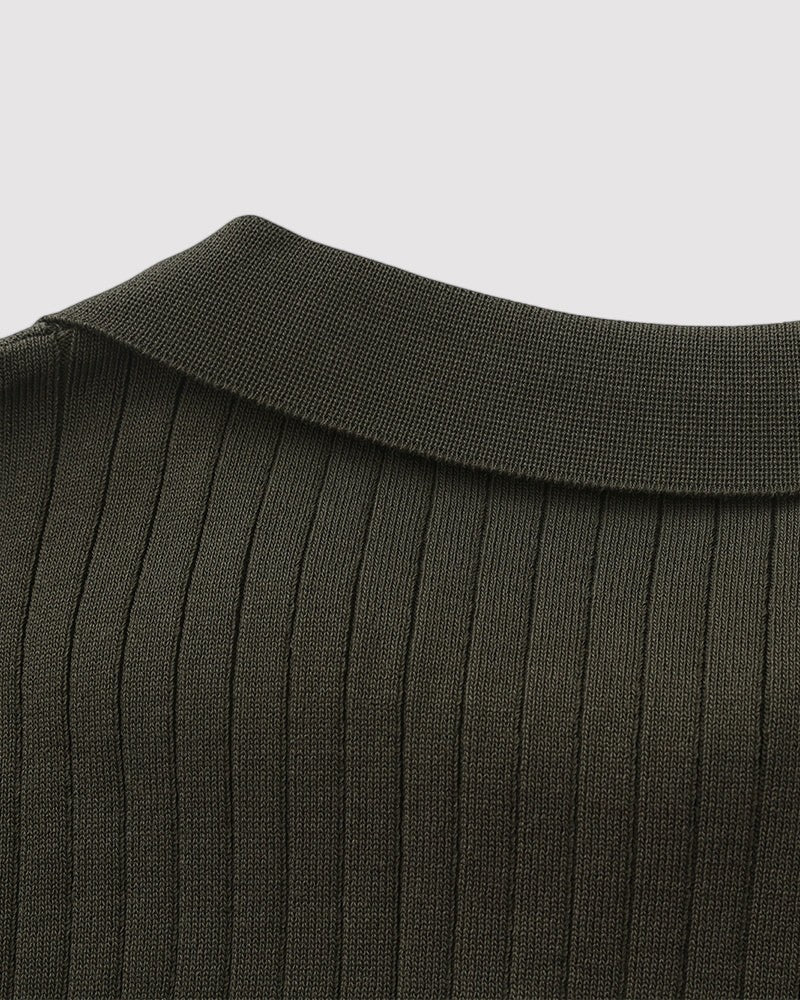 Henry | Men's Premium Ribbed Polo Shirt
