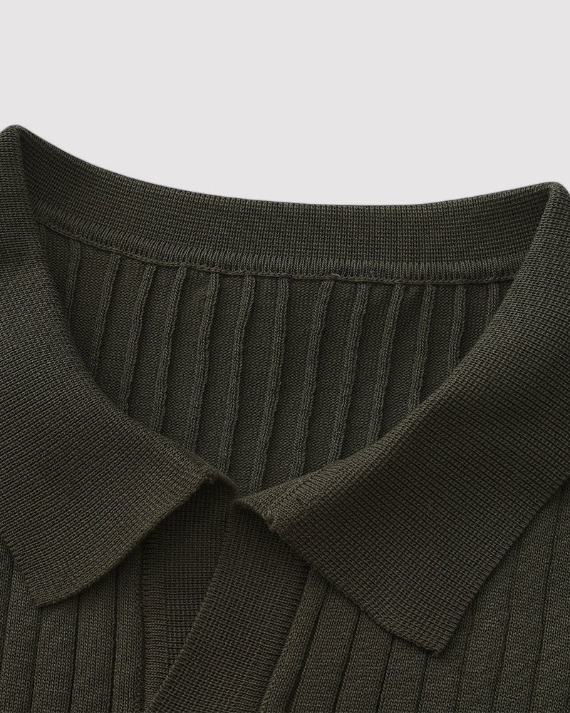 Henry | Men's Premium Ribbed Polo Shirt