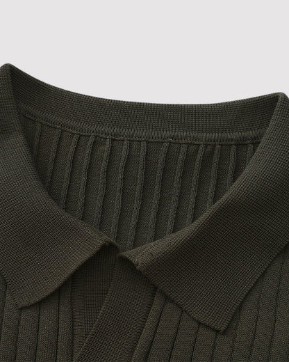 Henry | Men's Premium Ribbed Polo Shirt