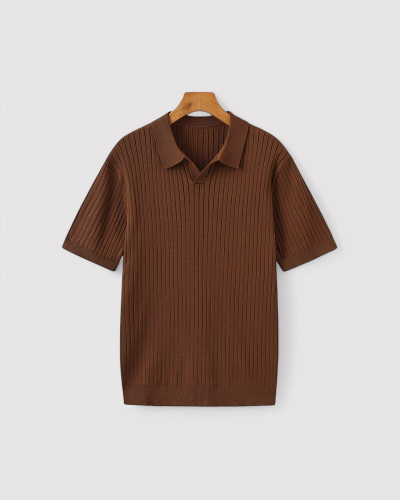 Henry | Men's Premium Ribbed Polo Shirt