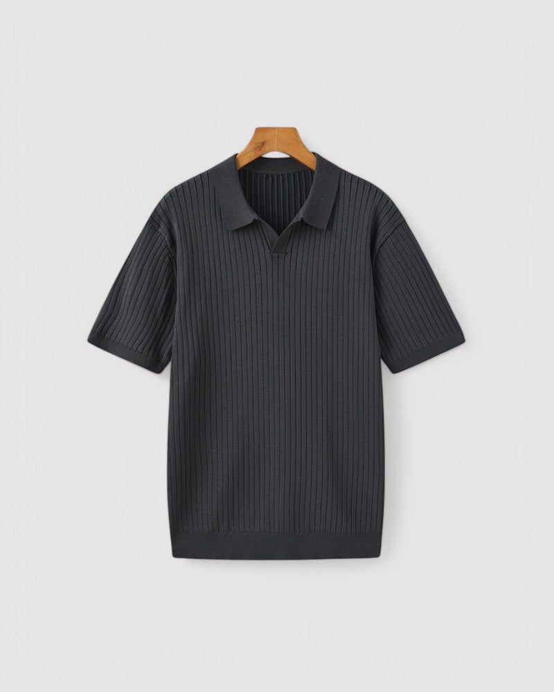 Henry | Men's Premium Ribbed Polo Shirt