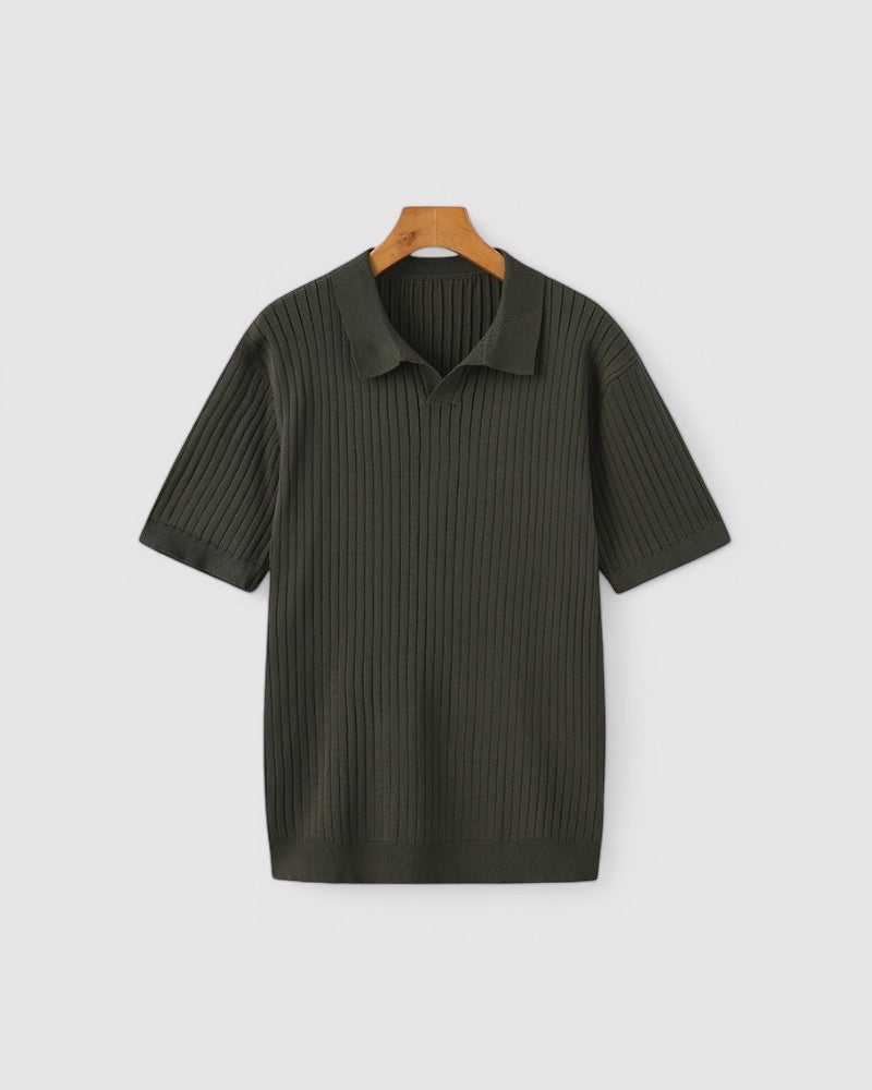 Henry | Men's Premium Ribbed Polo Shirt