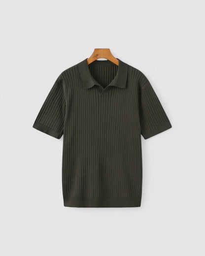 Henry | Men's Premium Ribbed Polo Shirt