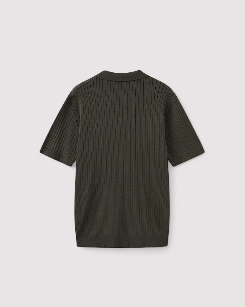 Henry | Men's Premium Ribbed Polo Shirt
