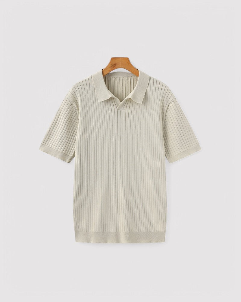 Henry | Men's Premium Ribbed Polo Shirt