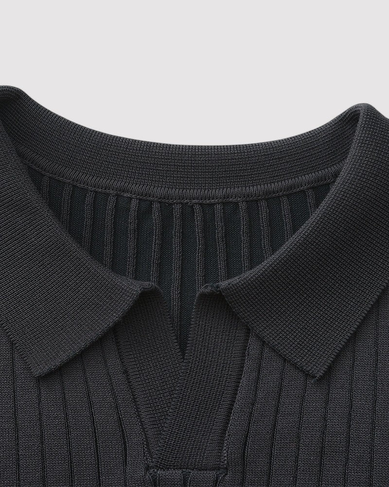 Henry | Men's Premium Ribbed Polo Shirt
