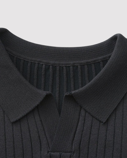 Henry | Men's Premium Ribbed Polo Shirt
