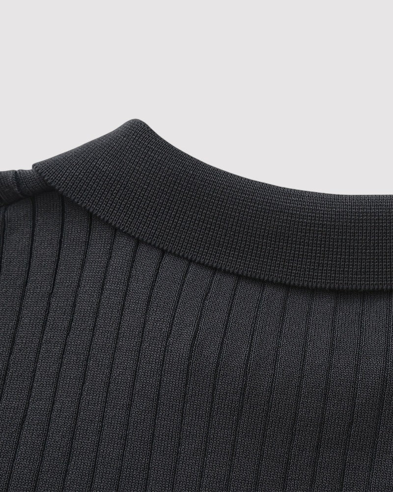 Henry | Men's Premium Ribbed Polo Shirt