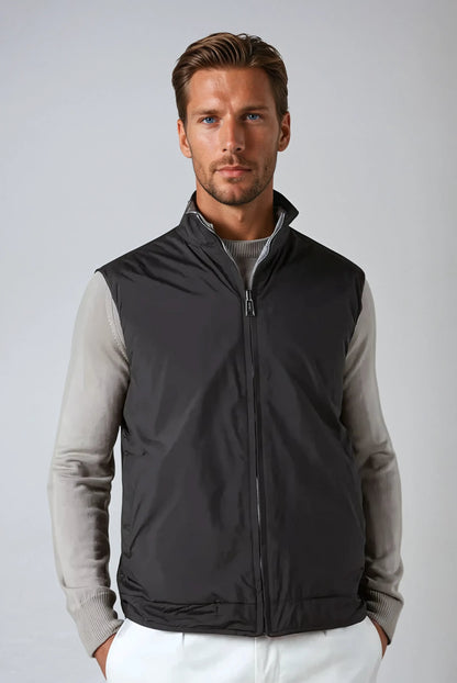 Breeze Reversible City Body Warmer - Black